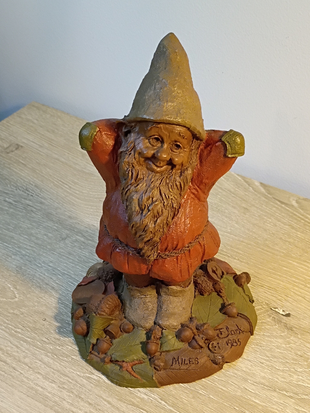 Tom Clark Gnomes Miles #41 Earthy Whimsical  7" Tall Vintage